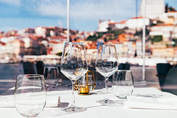 Porto city centre in autumn