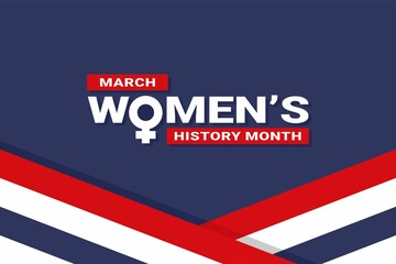 Women's History Month Day. Vector Illustration. The illustration is suitable for banners, flyers, stickers, cards, etc.	