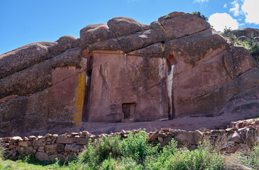 Aramu Muru is ancient landmark in Peru.