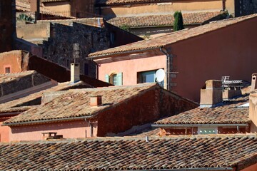Naklejka premium roofs of old town