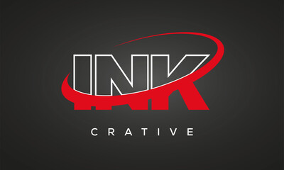 INK letters creative technology logo design