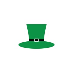 Happy St Patrick's Day Vector Round Label Stock Vector Illustration