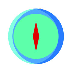 illustration of a compass