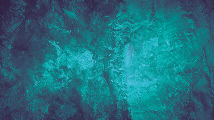 Fototapeta na wymiar dark green blue teal abstract texture cement concrete wall background