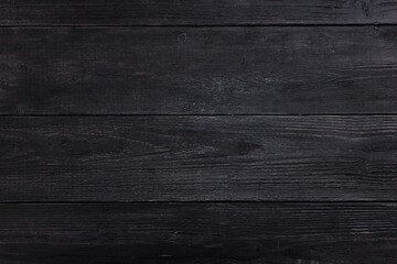 Black Wooden Background Texture Board