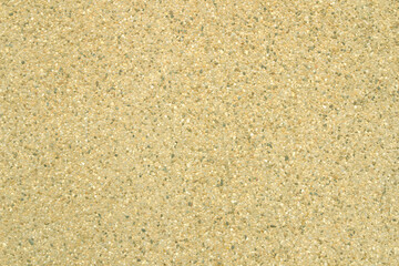 The terrazzo floor is made of small stones that make up the floor.
