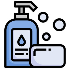 SOAP filled outline icon,linear,outline,graphic,illustration