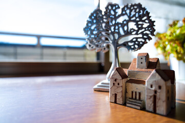 ミニチュアの町並み