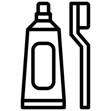 recommend clip art: TOOTHBRUSH line icon,linear,outline,graphic,illustration