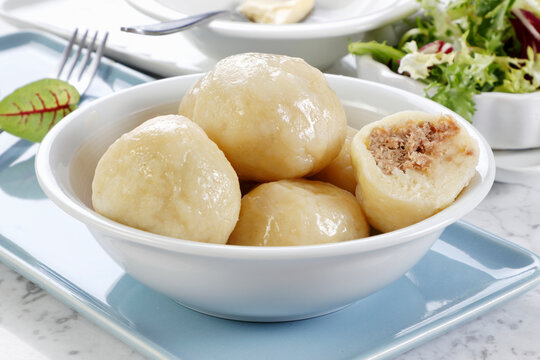 Potato dumplings with meat