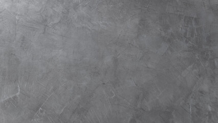 Naklejka premium Empty gray cement wall room background interiors with soft light well editing text present on free space backdrop 