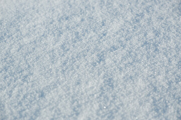 White snow closeup texture
