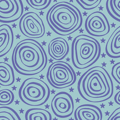 Seamless pattern with very peri circles