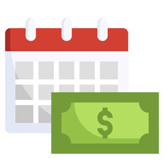 CALENDAR flat icon,linear,outline,graphic,illustration
