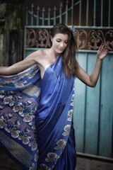 saree model shooting in sri lanka 