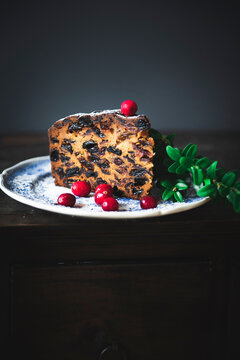 British Christmas fruitcake