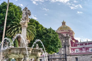 Fototapeta na wymiar Puebla City, Mexico, HDR Image