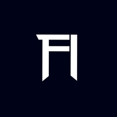 Logo monogram FI