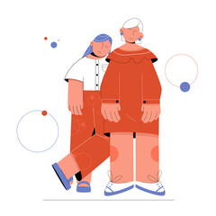 Female friendship. Happy friendship day. Two girls hugging. People hugging together. Women happy to each other. Love.