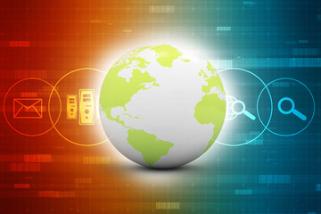 3d illustration of Data sharing concept