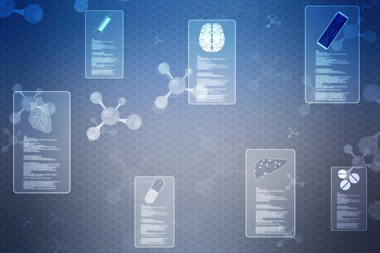 Medical and Health care concept background, Medical Science, Biotechnology concept background