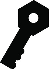key vector illustration, key icon vector, key symbol vector, for your design needs