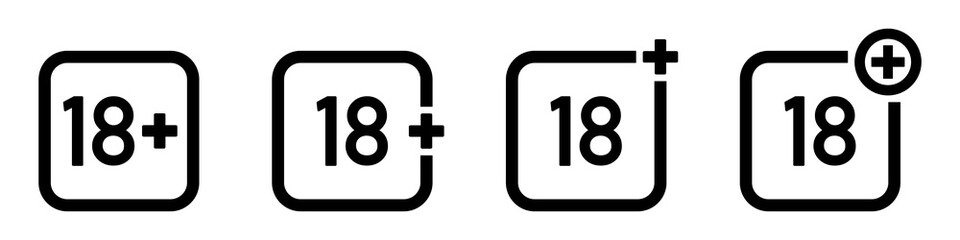 18+ Icon