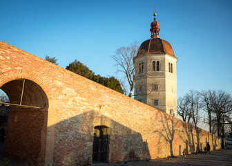 Fototapeta premium The Schlossberg (Castle Mount) in Graz, Austria