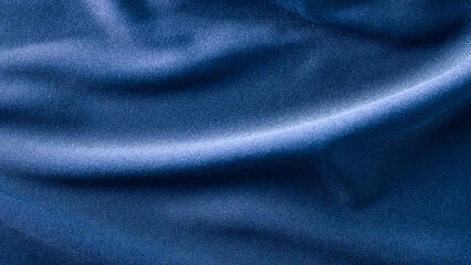 Fototapeta na wymiar blue fabric cloth background texture