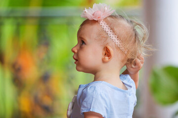 portrait of a little child in sri lanka 