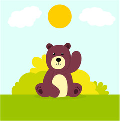 Cute Bear ilustration