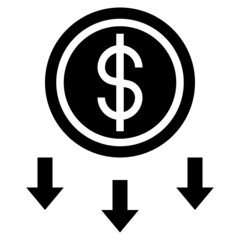 DISCOUNT glyph icon,linear,outline,graphic,illustration