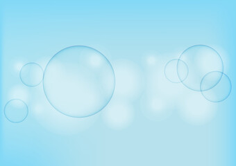 Clear Sky bokeh background. Soft blur light effect wallpaper.