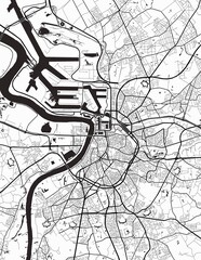 Antwerp Belgium City Map