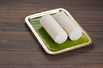 Puttu/Raw rice puttu/Arisi Maavu Puttu -Kerala special breakfast items made using raw rice flour