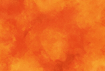 背景素材_水彩テクスチャ_オレンジ