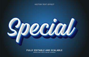 editable text effect, Special style