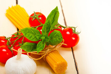 Italian basic pasta ingredients