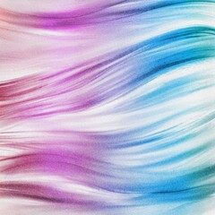 Abstract multicolor blue pink oil pastel crayons painting wavy background 