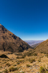 landscape of the mountains