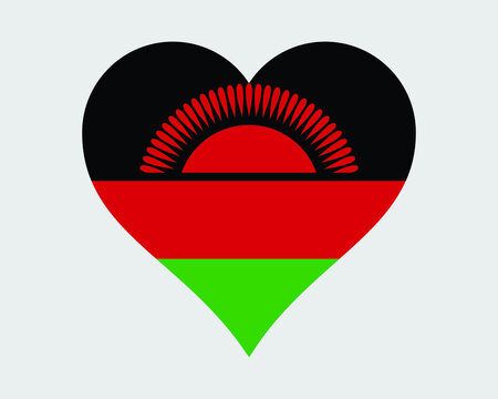 recommend clip art: Malawi Heart Flag. Malawian Love Shape Country Nation National Flag. Republic of Malawi Banner Icon Sign Symbol. EPS Vector Illustration.