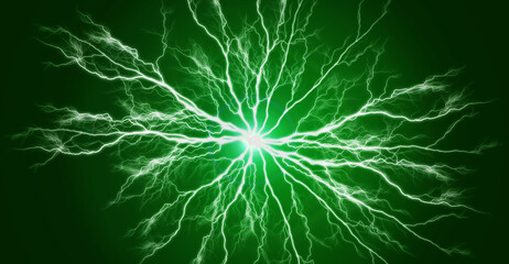 Pure Power and Electricity Red PLasma Burning Brightly