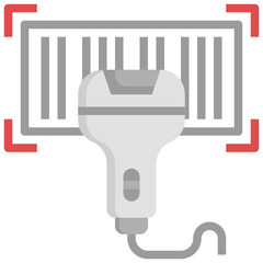 BARCODE flat icon,linear,outline,graphic,illustration
