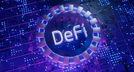 DeFi decentralized fintech web3 technology banking	

