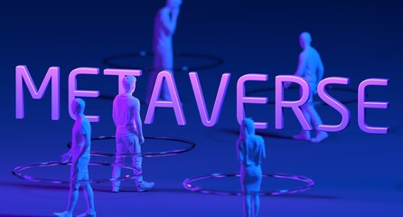 Metaverse virtual reality futuristic web3 internet avatar augmented reality technology	
