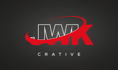 JWK letters creative technology logo design	