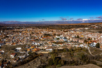 Guadix in Spanien Luftbilder | Drohnenaufnahmen von der Stadt Guadix in Andalusien