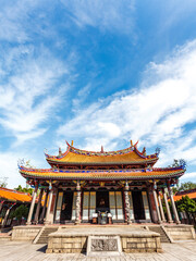 Fototapeta premium Courtyard of the Confucius Temple in Taipei, Taiwan (Asia)