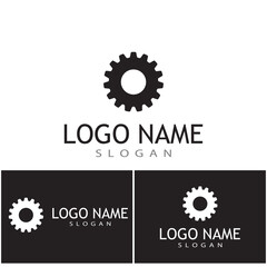 Gear Logo Template vector icon illustration design