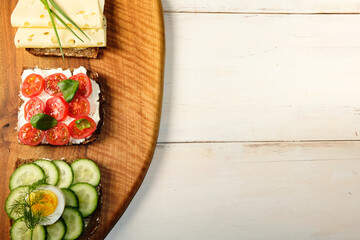 vegetarian sandwiches